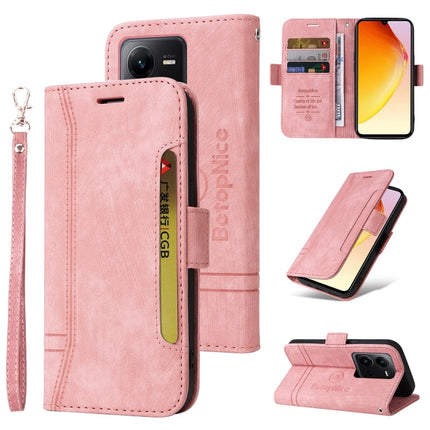 BETOPNICE Dual-side Buckle Leather Phone Case, For vivo Y02s / Y16 4G, For vivo Y75 4G / V23e 4G/5G, For vivo Y35 4G / Y22s / Y22, For vivo V25 / V25e 4G Global
