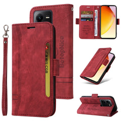 BETOPNICE Dual-side Buckle Leather Phone Case, For vivo Y02s / Y16 4G, For vivo Y75 4G / V23e 4G/5G, For vivo Y35 4G / Y22s / Y22, For vivo V25 / V25e 4G Global