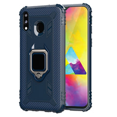 Carbon Fiber Protective Case with 360 Degree Rotating Ring Holder, For OnePlus 7T, For Galaxy M20, For OPPO A5(2020), For OPPO A9(2020) /  A11X, For OPPO Realme X2, For OPPO Realme 5S