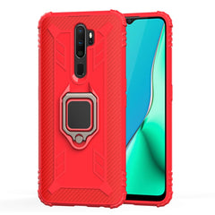 Carbon Fiber Protective Case with 360 Degree Rotating Ring Holder, For OnePlus 7T, For Galaxy M20, For OPPO A5(2020), For OPPO A9(2020) /  A11X, For OPPO Realme X2, For OPPO Realme 5S