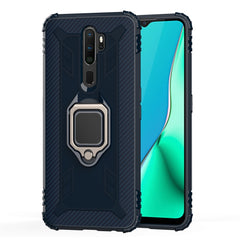 Carbon Fiber Protective Case with 360 Degree Rotating Ring Holder, For OnePlus 7T, For Galaxy M20, For OPPO A5(2020), For OPPO A9(2020) /  A11X, For OPPO Realme X2, For OPPO Realme 5S