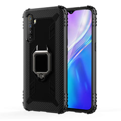 Carbon Fiber Protective Case with 360 Degree Rotating Ring Holder, For OnePlus 7T, For Galaxy M20, For OPPO A5(2020), For OPPO A9(2020) /  A11X, For OPPO Realme X2, For OPPO Realme 5S
