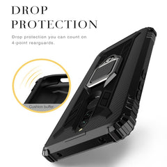 Carbon Fiber Protective Case with 360 Degree Rotating Ring Holder, For Xiaomi Redmi 8A / 8A Dual, For Huawei Nova 5i / P20 Lite(2019), For Xiaomi Redmi Note 9 Pro Max