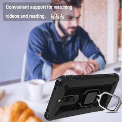 Carbon Fiber Protective Case with 360 Degree Rotating Ring Holder, For Xiaomi Redmi 8A / 8A Dual, For Huawei Nova 5i / P20 Lite(2019), For Xiaomi Redmi Note 9 Pro Max