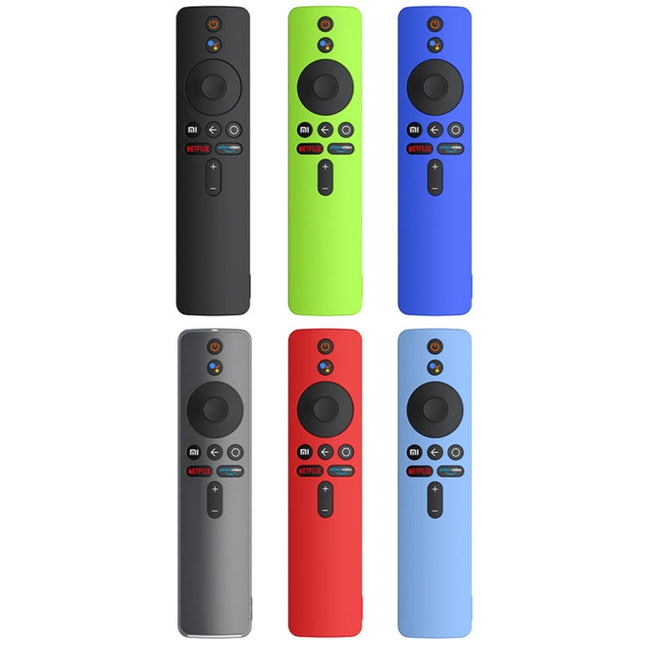 Solid Color Silicone Protective Cover, For Xiaomi MiBox S Red, For Xiaomi MiBox S Dark Blue, For Xiaomi MiBox S Sky Blue, For Xiaomi MiBox S Green, For Xiaomi MiBox S Transparent, For Xiaomi MiBox S Black