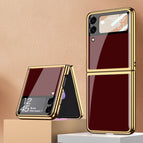 For Samsung Galaxy Z Flip4 / Wine Red