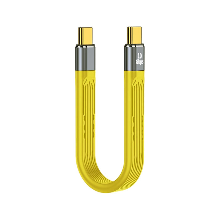 100W 10Gbps USB-C/Type-C to USB-C/Type-C FPC Flexible Data Cable, Length: 13.8cm, 10Gbps USB-C/Type-C to USB-C/Type-C