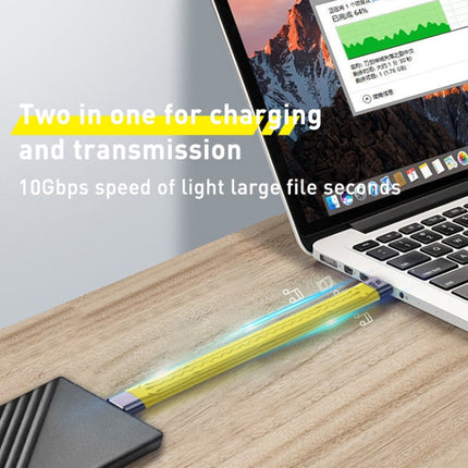 100W 10Gbps USB-C/Type-C to USB-C/Type-C FPC Flexible Data Cable, Length: 13.8cm, 10Gbps USB-C/Type-C to USB-C/Type-C