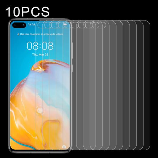 10 PCS 0.26mm 9H Surface Hardness 2.5D Explosion-proof Tempered Glass Non-full Screen Film, For Huawei P40, For Huawei P40 Lite, For Huawei Y7p, For Huawei Nova 6se, For Huawei Nova 7i, For Huawei Y6s, For Huawei Y9s, For Huawei Honor V30