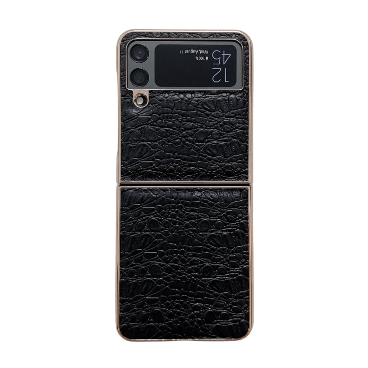 Sky Series Nano Electroplating Genuine Leather Phone Case, For iPhone 14 Pro, For iPhone 14 Pro Max, For iPhone 13 Pro, For iPhone 13 Pro Max, For Samsung Galaxy Z Flip4