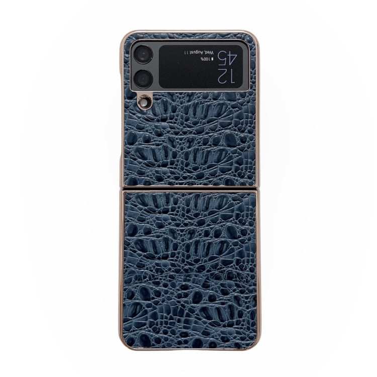 Sky Series Nano Electroplating Genuine Leather Phone Case, For iPhone 14 Pro, For iPhone 14 Pro Max, For iPhone 13 Pro, For iPhone 13 Pro Max, For Samsung Galaxy Z Flip4