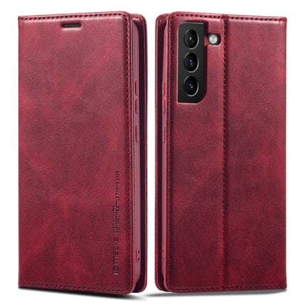 LC.IMEEKE RFID Anti-theft Leather Phone Case, For iPhone SE 2022 / SE 2020 / 8 / 7, For iPhone XS Max, For iPhone XS / X, For iPhone XR, For iPhone 8 Plus / 7 Plus, For Samsung Galaxy S21 5G