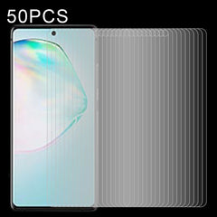 50 PCS 0.26mm 9H Surface Hardness 2.5D Explosion-proof Tempered Glass Non-full Screen Film For Samsumg Galaxy F55 / M55 / M54 / A71 / F54, For Galaxy A11 (50 PCS), For Galaxy A21 (50 PCS), For Galaxy A51 (50 PCS)