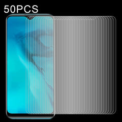 50 PCS 0.26mm 9H Surface Hardness 2.5D Explosion-proof Tempered Glass Non-full Screen Film For Samsumg Galaxy F55 / M55 / M54 / A71 / F54, For Galaxy A11 (50 PCS), For Galaxy A21 (50 PCS), For Galaxy A51 (50 PCS)