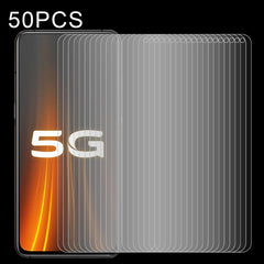 50 PCS 0.26mm 9H Surface Hardness 2.5D Explosion-proof Tempered Glass Non-full Screen Film For Samsumg Galaxy F55 / M55 / M54 / A71 / F54, For Galaxy A11 (50 PCS), For Galaxy A21 (50 PCS), For Galaxy A51 (50 PCS)