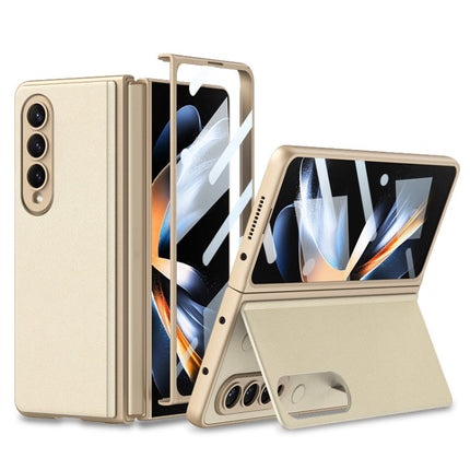GKK Integrated Ultra-thin Folding Leather Phone Case with Stand, For Samsung Galaxy Z Fold4