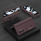 For Samsung Galaxy Z Fold4 / Wine Red