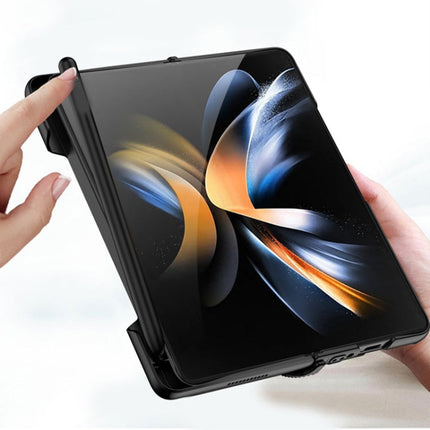 GKK Integrated Magnetic Folding Phone Case with Pen Slot, For Samsung Galaxy Z Fold4