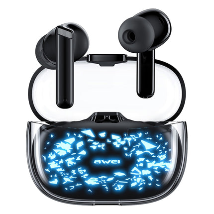 awei T52 Pro True Wireles Gaming Bluetooth Earbuds, T52 Pro(Glass Pattern), T52 Pro(Starry Pattern)