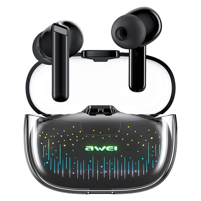 awei T52 Pro True Wireles Gaming Bluetooth Earbuds, T52 Pro(Glass Pattern), T52 Pro(Starry Pattern)