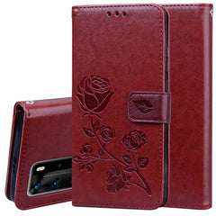 Rose Embossed Horizontal Flip PU Leather Case with Holder & Card Slots & Wallet, For Xiaomi Redmi Note 9 Pro, For Huawei P40, For Huawei P40 Lite, For Huawei P40 Pro, For Galaxy M31, For Galaxy A01