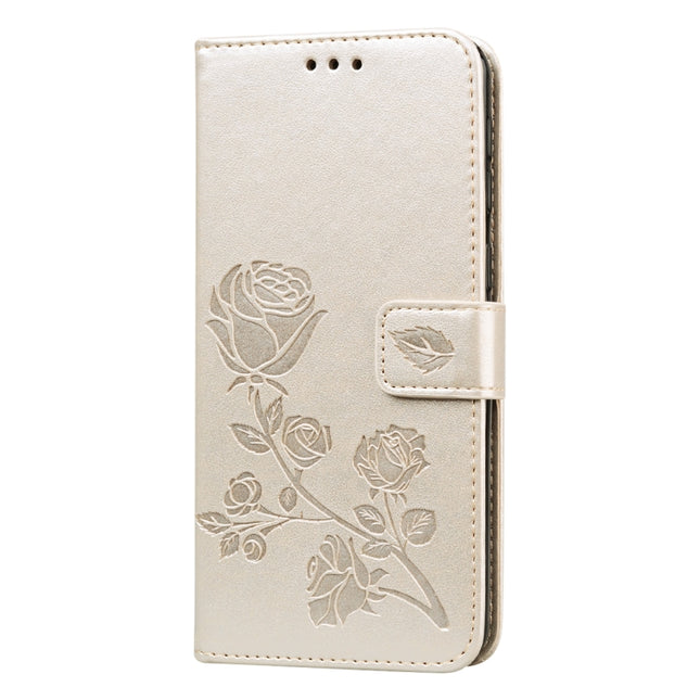 Rose Embossed Horizontal Flip PU Leather Case with Holder & Card Slots & Wallet, For Galaxy M31, For Galaxy A01
