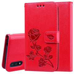 Rose Embossed Horizontal Flip PU Leather Case with Holder & Card Slots & Wallet, For Xiaomi Redmi Note 9 Pro, For Huawei P40, For Huawei P40 Lite, For Huawei P40 Pro, For Galaxy M31, For Galaxy A01