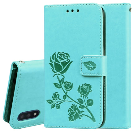 Rose Embossed Horizontal Flip PU Leather Case with Holder & Card Slots & Wallet, For Galaxy M31, For Galaxy A01