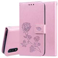 Rose Embossed Horizontal Flip PU Leather Case with Holder & Card Slots & Wallet, For Xiaomi Redmi Note 9 Pro, For Huawei P40, For Huawei P40 Lite, For Huawei P40 Pro, For Galaxy M31, For Galaxy A01