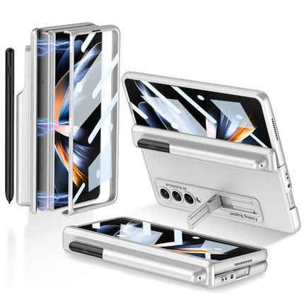 GKK Magnetic Hinge Flip Phone Case with Pen Holder & Holder, For Samsung Galaxy Z Fold4