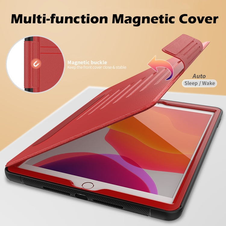 Multifunctional Tablet PC Protective Leather Case with Bracket & Card Slots & Pen Slot & Wake-up / Sleep Function, For iPad 10.2, For iPad 9.7, For iPad Mini 5