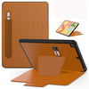 Multifunctional Tablet PC Protective Leather Case with Bracket & Card Slots & Pen Slot & Wake-up / Sleep Function, For iPad 10.2, For iPad 9.7, For iPad Mini 5