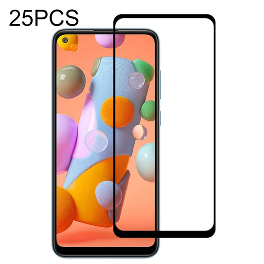 25 PCS 9H Surface Hardness 2.5D Full Glue Full Screen Tempered Glass Film, For Galaxy A11, For Galaxy A21, For Galaxy A31, For Galaxy A41, For Galaxy A51, For Galaxy A71 / A71s 5G UW, For Samsung Galaxy A71 5G/M54, For Galaxy A81, For Galaxy A91