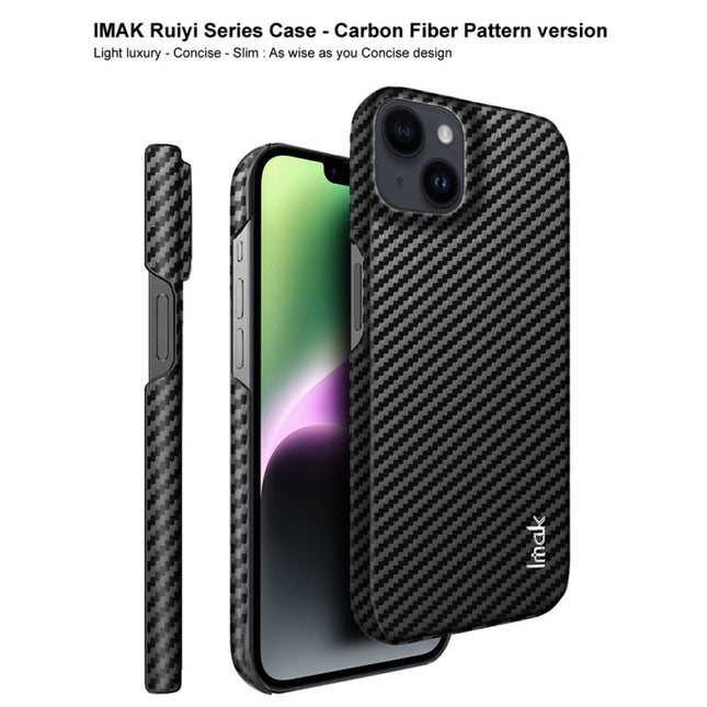 IMAK Ruiyi Series Carbon Fiber PU + PC Phone Case