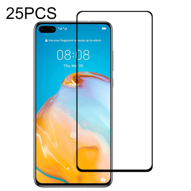 25 PCS 9H Surface Hardness 2.5D Full Glue Full Screen Tempered Glass Film, For Huawei P40, For Huawei P40 Lite, For Huawei Y7p 2020, For Huawei Nova 6se, For Huawei Y6s, For Huawei Y9s, For Huawei P Smart Pro 2019, For Huawei P Smart 2020              ...