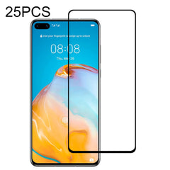 25 PCS 9H Surface Hardness 2.5D Full Glue Full Screen Tempered Glass Film, For Huawei P40, For Huawei P40 Lite, For Huawei Y7p 2020, For Huawei Nova 6se, For Huawei Nova 7i, For Huawei Y6s, For Huawei Y9s, For Huawei P Smart Pro 2019