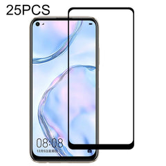 25 PCS 9H Surface Hardness 2.5D Full Glue Full Screen Tempered Glass Film, For Huawei P40, For Huawei P40 Lite, For Huawei Y7p 2020, For Huawei Nova 6se, For Huawei Nova 7i, For Huawei Y6s, For Huawei Y9s, For Huawei P Smart Pro 2019