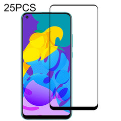 25 PCS 9H Surface Hardness 2.5D Full Glue Full Screen Tempered Glass Film, For Huawei P40, For Huawei P40 Lite, For Huawei Y7p 2020, For Huawei Nova 6se, For Huawei Nova 7i, For Huawei Y6s, For Huawei Y9s, For Huawei P Smart Pro 2019