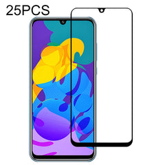 25 PCS 9H Surface Hardness 2.5D Full Glue Full Screen Tempered Glass Film, For Huawei P40, For Huawei P40 Lite, For Huawei Y7p 2020, For Huawei Nova 6se, For Huawei Nova 7i, For Huawei Y6s, For Huawei Y9s, For Huawei P Smart Pro 2019