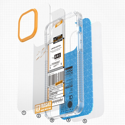 Mutural Dual-side Laminating Printed TPU Phone Case, For iPhone 14, For iPhone 14 Plus, For iPhone 14 Pro, For iPhone 14 Pro Max