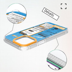 Mutural Dual-side Laminating Printed TPU Phone Case, For iPhone 14, For iPhone 14 Pro, For iPhone 14 Pro Max