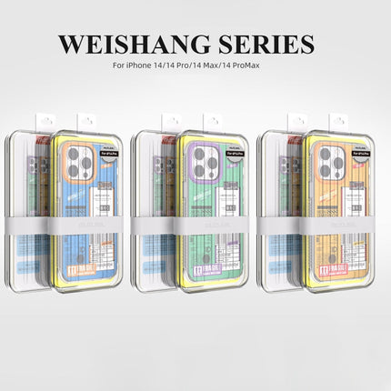 Mutural Dual-side Laminating Printed TPU Phone Case, For iPhone 14, For iPhone 14 Pro, For iPhone 14 Pro Max