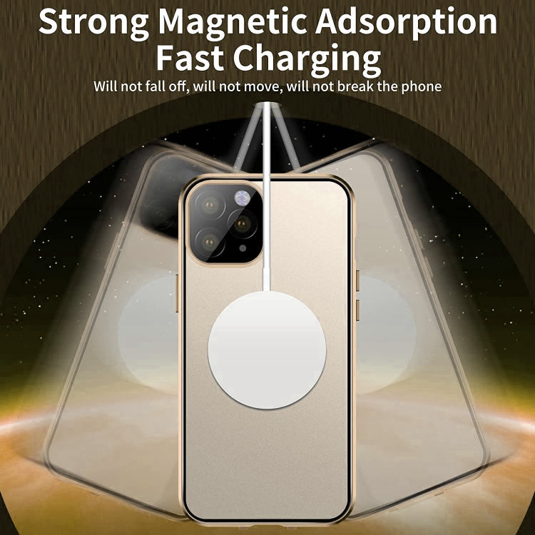 360 Full Body Magnetic Frosted Magsafe Phone Case, For iPhone 14, For iPhone 14 Plus, For iPhone 14 Pro, For iPhone 14 Pro Max