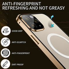 360 Full Body Magnetic Frosted Magsafe Phone Case, For iPhone 14, For iPhone 14 Plus, For iPhone 14 Pro, For iPhone 14 Pro Max