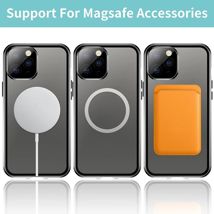 360 Full Body Magnetic Frosted Magsafe Phone Case, For iPhone 12, For iPhone 12 Pro, For iPhone 12 Pro Max, For iPhone 11, For iPhone 11 Pro, For iPhone 11 Pro Max