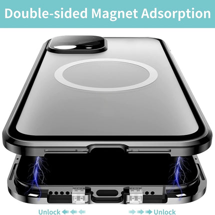 360 Full Body Magnetic Frosted Magsafe Phone Case, For iPhone 12, For iPhone 12 Pro, For iPhone 12 Pro Max, For iPhone 11 Pro, For iPhone 11 Pro Max