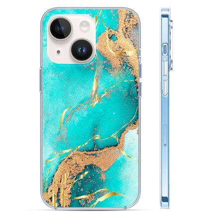 Coloured Glaze Marble Phone Case, For iPhone 14, For iPhone 14 Plus, For iPhone 14 Pro