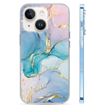 Coloured Glaze Marble Phone Case, For iPhone 14, For iPhone 14 Plus, For iPhone 14 Pro