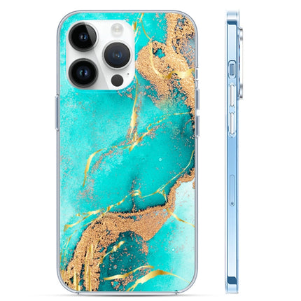 Coloured Glaze Marble Phone Case, For iPhone 14, For iPhone 14 Plus, For iPhone 14 Pro