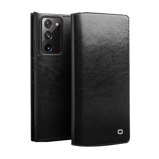 QIALINO Genuine Leather Phone Case, For Samsung Galaxy Note20, For Samsung Galaxy Note20 Ultra, For Samsung Galaxy S21 5G, For Samsung Galaxy S21+ 5G, For Samsung Galaxy S21 Ultra 5G, For Samsung Galaxy S22 Ultra 5G, For Samsung Galaxy S22+ 5G